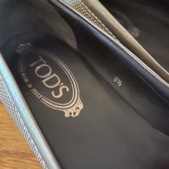 TOD’S Lace Toe Driving Shoes Flats 9.5 - Picture 5 of 5